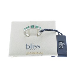 BLISS anello Color oro bianco smeraldi e diamanti referenza K31210 new